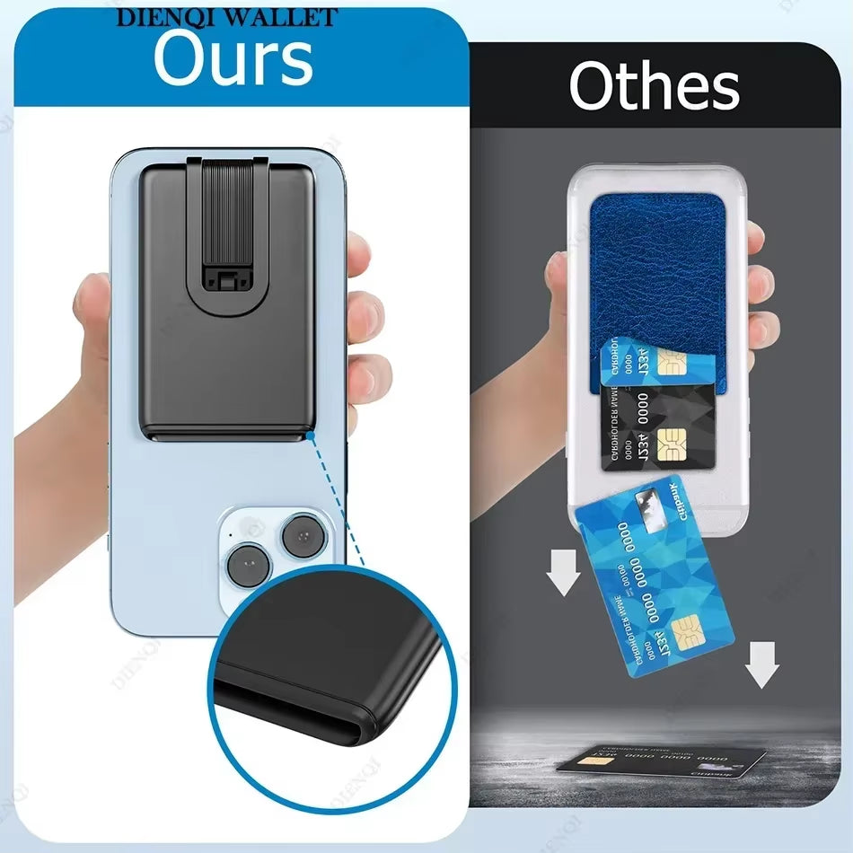 Versatile Silicone Credit Card Holder & Pop-Up Phone Stand for Mobile Devices – Perfect Desk Accessory!